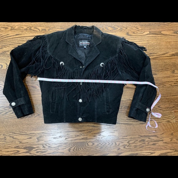 Vintage 80s western leather jacket - Picture 8 of 14